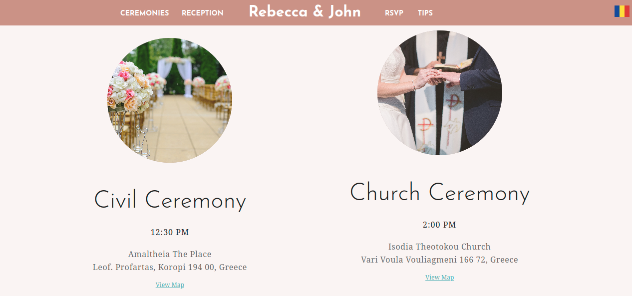 Wedding Site Ceremony Image