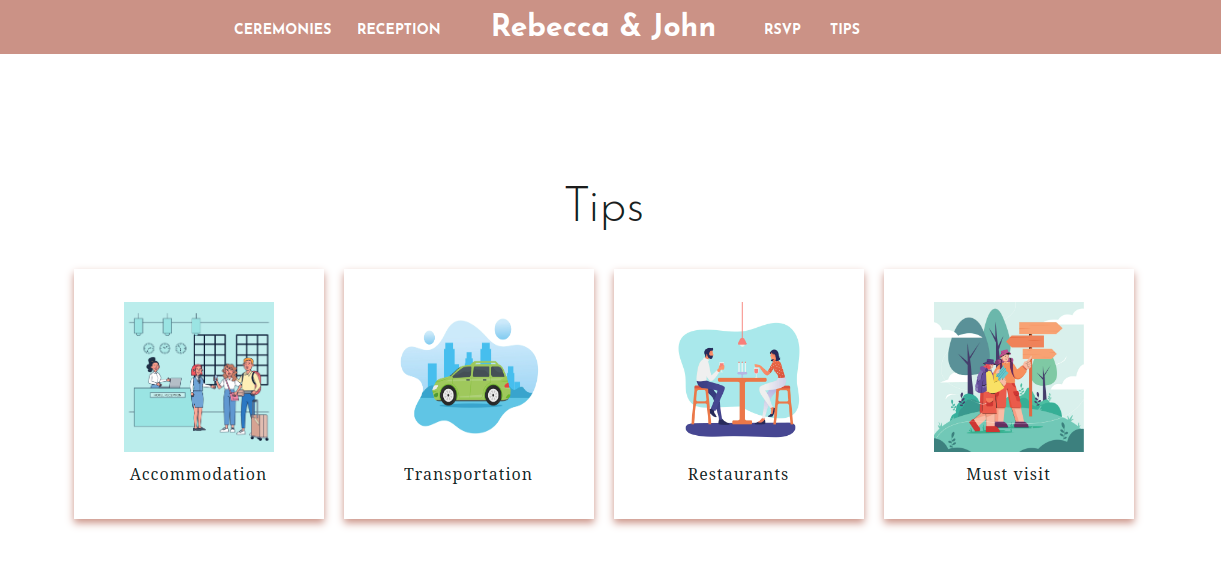 Wedding Site Tips Image